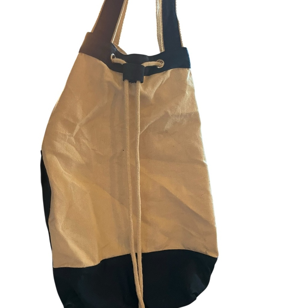 Warner Bros. Two-Tone Canvas Drawstring Duffle Ba… - image 2